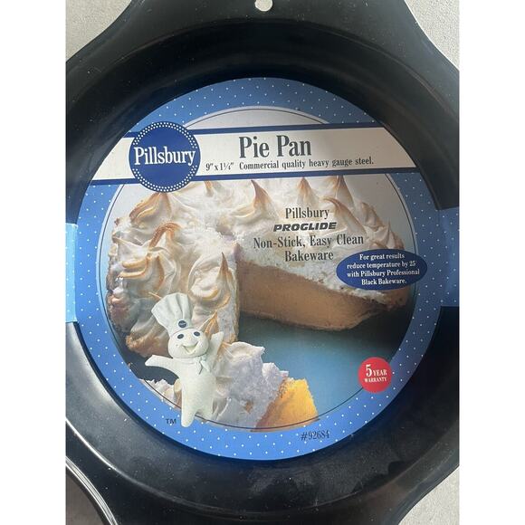 Pillsbury doughboy Pie Pan  9" Kitchen Pro glide Non Stick - Picture 2 of 2